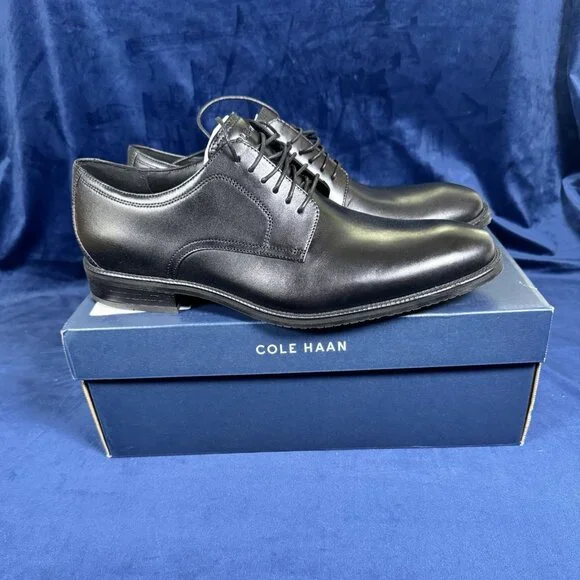 Cole Haan Grand Modern Essentials Plain Toe Men\'s 10 Black 0612 Cole Haan Grand Remix Plain Toe Oxfords - Cole Haan | Jos A Bank main image 3
